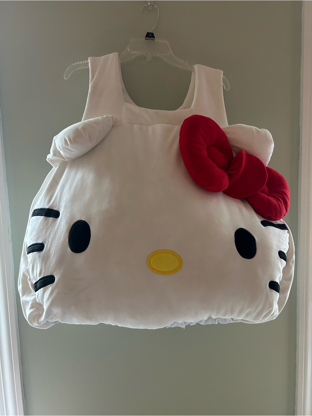 Hello Kitty White & Red Plush adult Costume